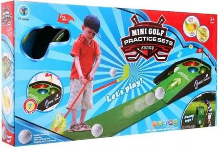 Leansport Mini Golf Zestaw Do Gry W Golfa Z Efektami Gra Zręcznościowa 789-12B