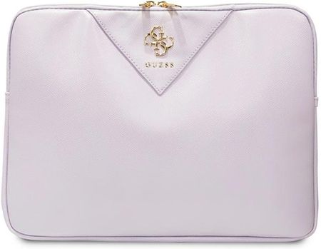 Guess Sleeve 14" fioletowy/purple Triangle 4G (GUCS14ZPGSTEGU)