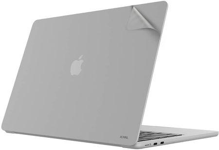 Jcpal MacGuard Folia do MacBook Air 13 M2 / M3 - Srebrne (Silver) (JCP2497)