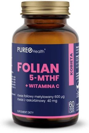 Tradix Group Pureo Health Folian 5-Mthf + Witamina C 60kaps.