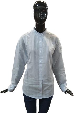 Koszula damska w kolorze jasnoniebieskim z białym paskiem Camaieu Rozmiary XS-XXL: M