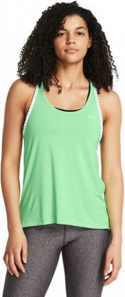 Damski top treningowy Under Armour Knockout Tank - zielony