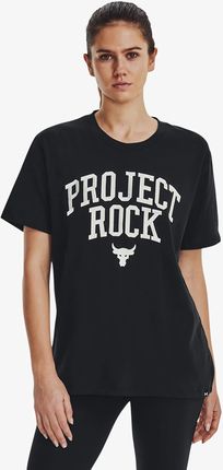 Under Armour Project Rock Heavyweight Campus T-Shirt Black