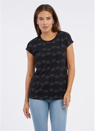 koszulka RAGWEAR - Diona Print Black (1010) rozmiar: S