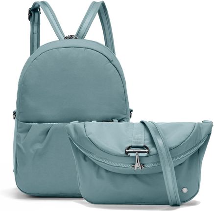 Torebka / plecak damski antykradzieżowy Pacsafe Citysafe CX Convertible Backpack Econyl Fresh Mint miętowy
