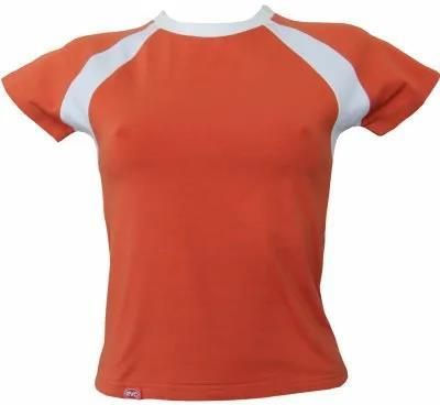 Damska bawełniana koszulka Hawai w kolorze pomarańczowym Rozmiary XS-XXL: M