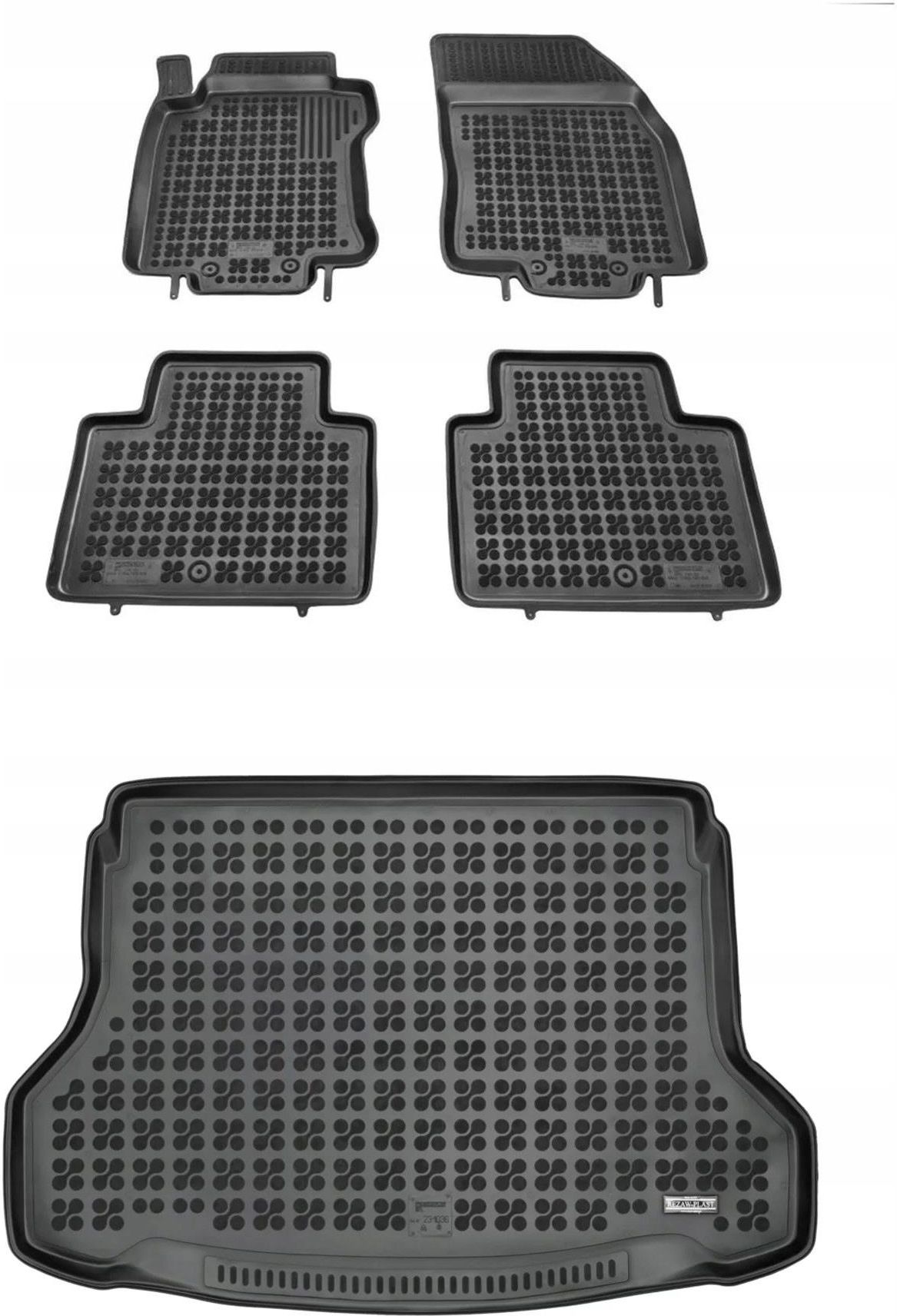 M MOTOS Tappetino per conducente Velours Premium 1 pezzo compatibile con Nissan Navara III 2007-2014