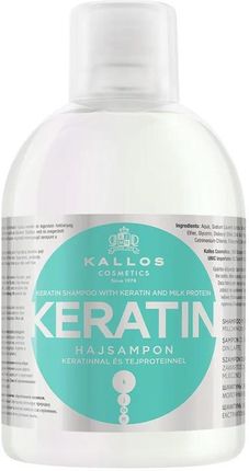Kallos Kjmn Keratin Shampoo Szampon Do Włosów Z Keratyną I Proteinami mlecznymi 1000ml