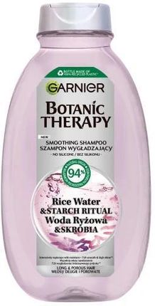 Garnier Botanic Therapy Szampon Wygładzający Do Włosów Długich I Porowatych Woda Ryżowa I Skrobia 400ml