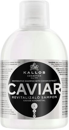 Kallos Kjmn Caviar Restorative Shampoo Rewitalizujący Szampon Do Włosów Z Ekstraktem Z Kawioru 1000ml