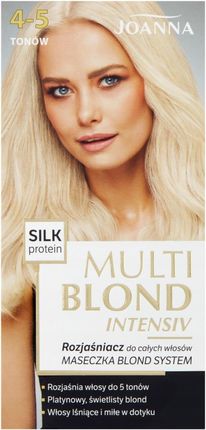 Joanna Multi Blond Intensiv Rozjaśniacz Do Całych Włosów 4-5 Tonów
