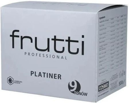 Frutti Professional Platiner Bezpyłowy Rozjaśniacz Do Włosów 9 Tonów 500g
