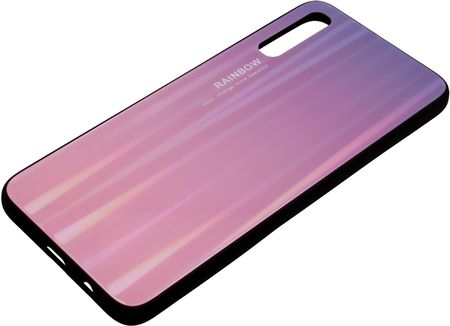 Nemo Etui Xiaomi Redmi K30 Glass Case Rainbow Różowe