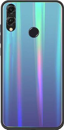 Nemo Etui Xiaomi Redmi K30 Glass Case Rainbow Niebieskie