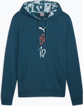 Bluza Piłkarska Męska Puma Neymar Jr Creativity Logo Hoody Ocean Tropic/Turquoise Surf