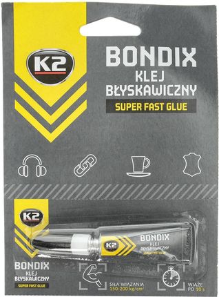 K2 Klej Do Plastiku/Drewna/Gumy Bondix 3g