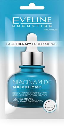 Eveline Face Therapy Professional Maska-Ampułka Redukująca Niedoskonałości Z Niacynamidem 8ml