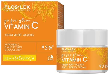 Krem Flos-Lek Floslek Go For Glow Witamin C Anti-Aging na dzień i noc 50ml