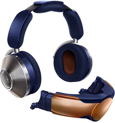 Dyson Zone™ Absolute słuchawki z aktywną redukcją hałasu i funkcją oczyszczania powietrza (Błękit pruski/Miedź)