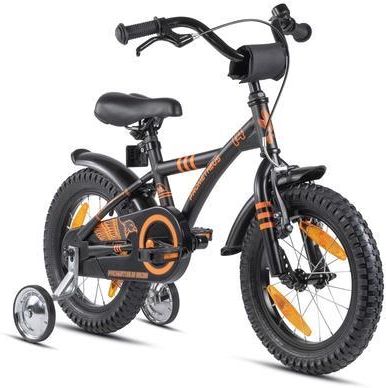 Prometheus Bicycles Rower Dziecięcy 14 Cali Black Matt & Orange