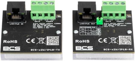 Bcs Bcs-X2W/Ip10 - Zestaw Aktywnych Konwerterów Do Transmisji Danych Z Sieci Ethernet