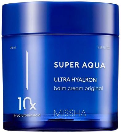 Missha Super Aqua Ultra Hyalron Balm Cream Nawilżający Balsam Z Kompleksem Hialuronowym 70Ml