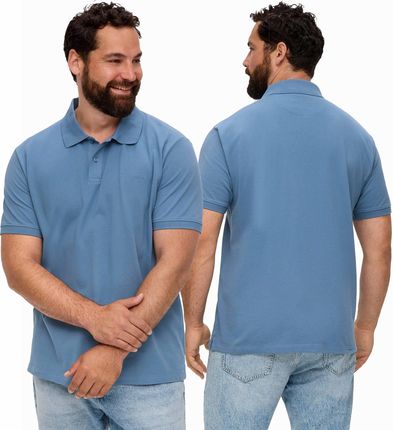 Koszulka Polo męska s.Oliver niebieski - 3XL