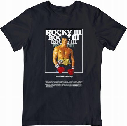 Rocky 3 Koszulka z filmu Rocky Balboa Roz XXL Męska T-shirt Męski Tshirt