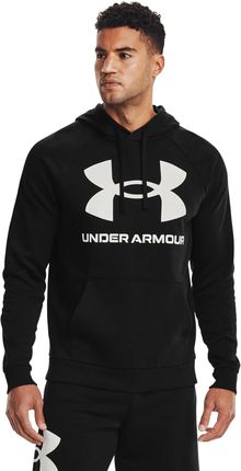 Under Armour Rival Fleece Big Logo Hoodie Black/ Onyx White