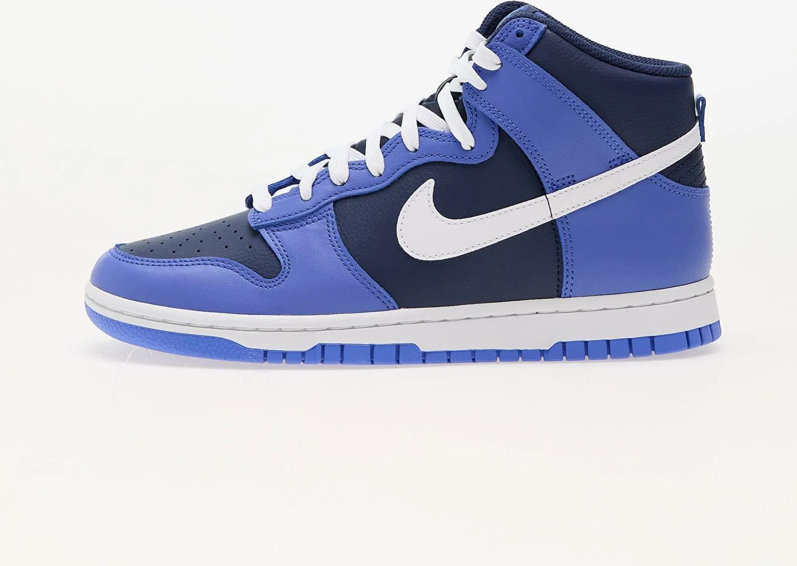 Nike Dunk Hi Retro Medium Blue/ White-Midnight Navy - Ceny i