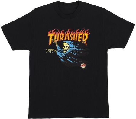 koszulka SANTA CRUZ - Thrasher OBrien Reaper S/S Regular T-Shirt Mens Santa Cruz Black (146558) rozm