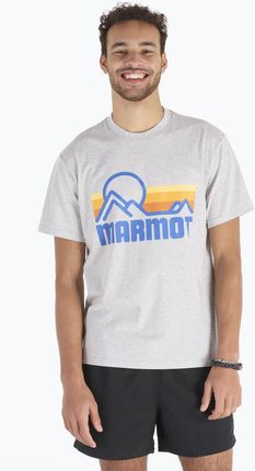 Koszulka męska Marmot Coastal light grey heather | WYSYŁKA W 24H | 30 DNI NA ZWROT