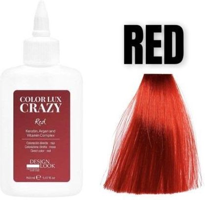 Design Look Color Lux Crazy Red 150ml Koloryzacja w żelu