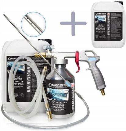 Nanocelan Air Zestaw Startowy + Preparat Do Odgrzybiania Dezynfekcji Klimatyzacji Cytrus