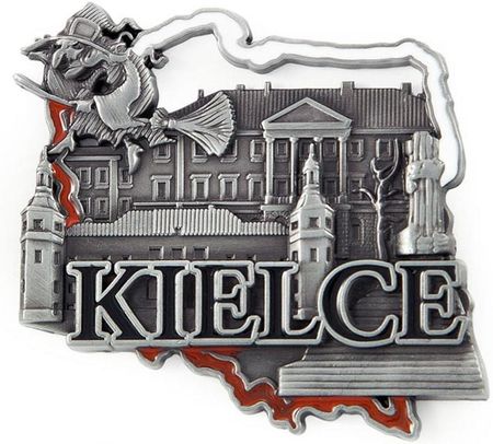 Magnes na lodówkę kontur Kielce