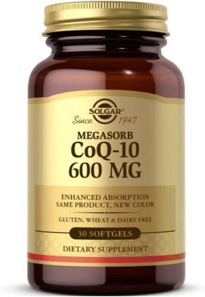 SOLGAR Megasorb CoQ-10 600 mg - Koenzym Q10 600 mg (30 kaps.)