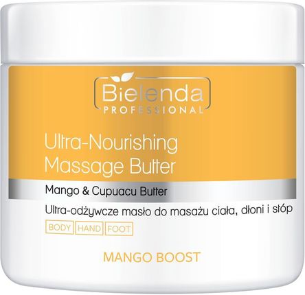 BIELENDA PROFESSIONAL Mango Boost Ultra-odżywcze masło do masażu ciała, dłoni i stóp, 500ml - !!! WYSYŁKA W 24H !!!
