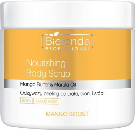BIELENDA PROFESSIONAL Mango Boost Odżywczy peeling do ciała dłoni i stóp 550g