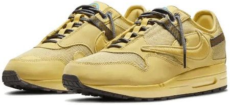 Travis Scott × Nike AirMax 1 CACTUS Gold Nike Air Max 1 Travis Scott Cactus Jack Saturn Gold - 47,5