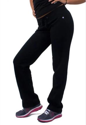 Damskie spodnie dresowe CHAMPION Czarne 104282 Rozmiary XS-XXL: XS