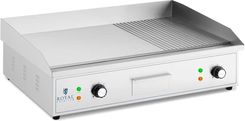 Zdjęcie Produkt Z Outletu: Royal Catering Płyta Grillowa 727x420mm Gładka/Ryflowana 4400 W (RCPG51M) - Zielona Góra