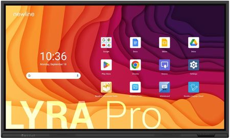 Newline Lyra Pro TT-9823QA | Monitor interaktywny 98", Google EDLA, Android 13, Wi-Fi 6, Bluetooth 5.2, wbudowane głośniki