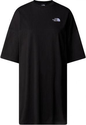 Koszulka damska The North Face W S/S Essential Oversize Tee Dress Rozmiar: L / Kolor: czarny