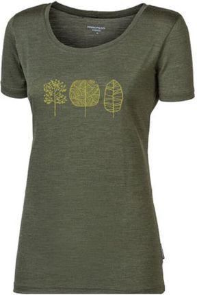 Koszulka damska Progress VINKA "TREES" Rozmiar: XL / Kolor: zielony