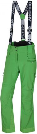 Damskie spodnie narciarskie Husky Galti L Rozmiar: XL / Kolor: zielony