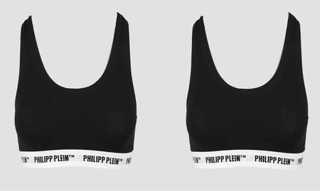 Top marki Philipp Plein model DUPT_BI-PACK kolor Czarny. Bielizna damski. Sezon: Cały rok