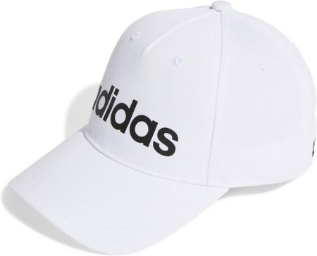 Czapka z daszkiem damska/męska adidas DAILY CAP WHITE regulowana logo na przodzie biała (IC9707)