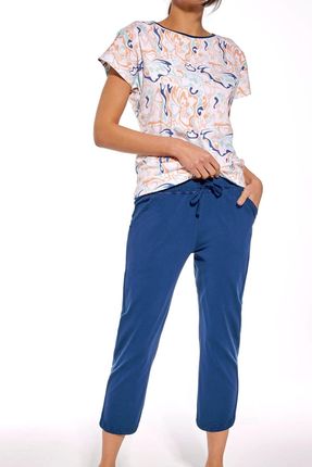 Bawełniana piżama damska Cornette 055/276  Grace  (M)