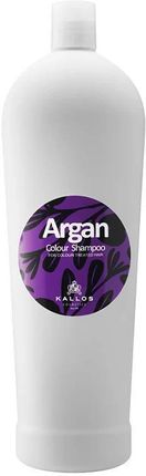 Kallos Argan Colour Shampoo Szampon Arganowy Do Włosów Farbowanych 1L