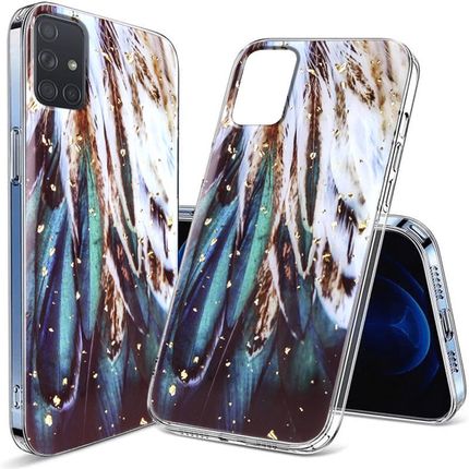 Itel Etui Do Samsung A51 5G Glamour Silikon Glitter Brokatowe Case Szkło